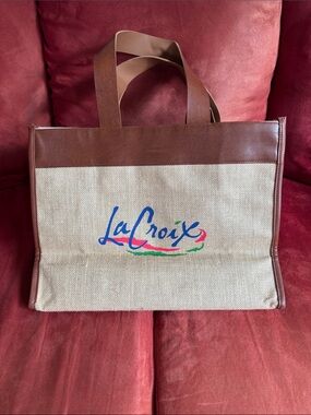 Lux LaCroix Canvas Tote in Brown, Beige, Blue, Red, Green